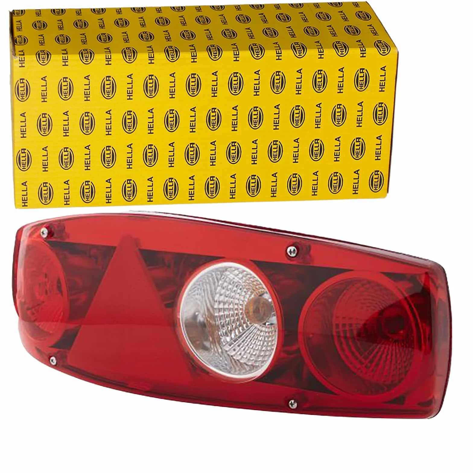 HELLA Lampa tylna zespolona - Caraluna II - żarówek - 12V - Zabudowa/przykręcany - ECE - Kolor szkła reflektora: czerwony - Wtyczki: Wtyk płaski - z lewej - Ilość: 1 - 2VA 341 419-011