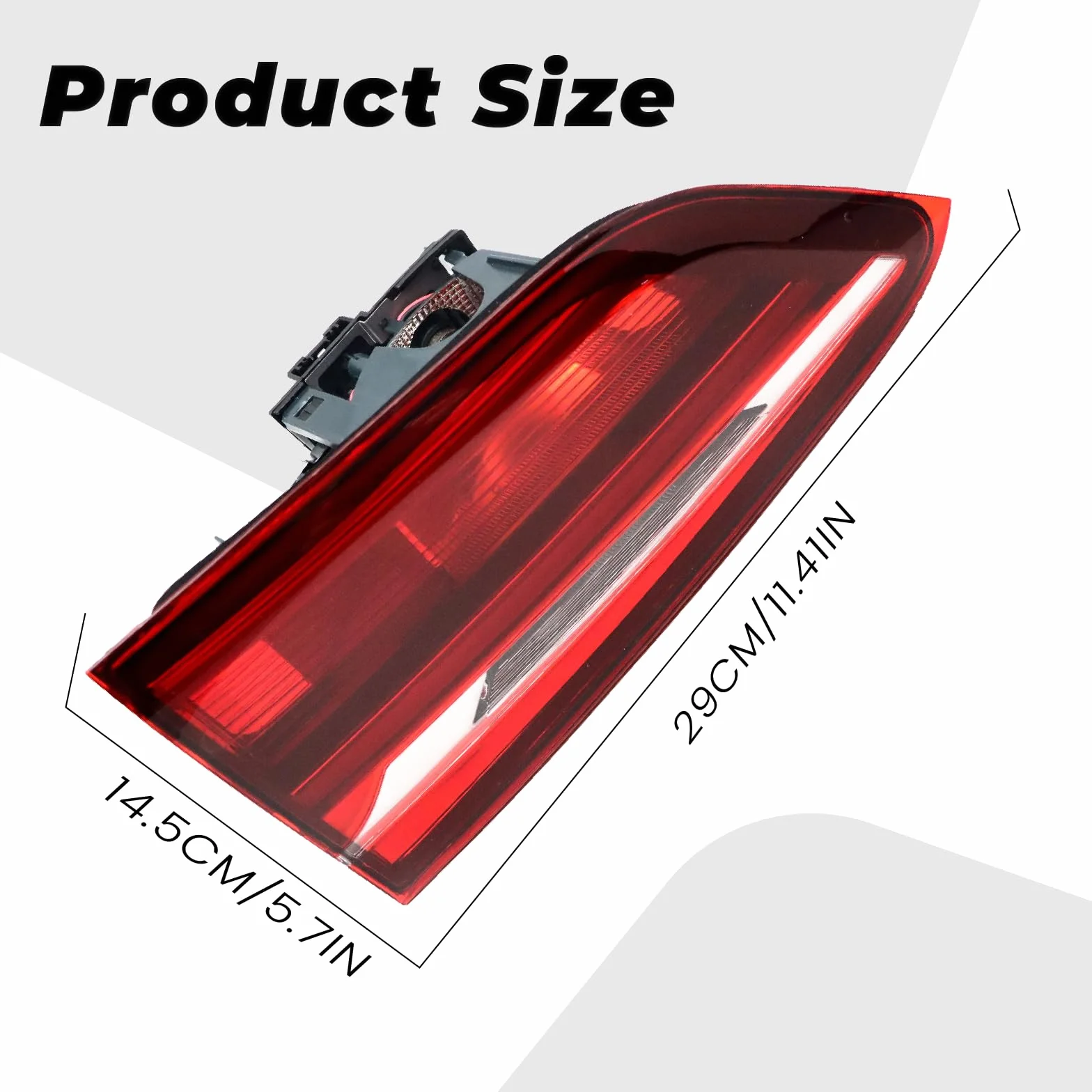 Światło tylne LED do X1 F48 2014-2022 lampa ostrzegawcza hamulca część samochodowa zestaw świateł tylnych zewnętrzne światło tylne wewnętrzne prawa strona 63212710636 63217350698